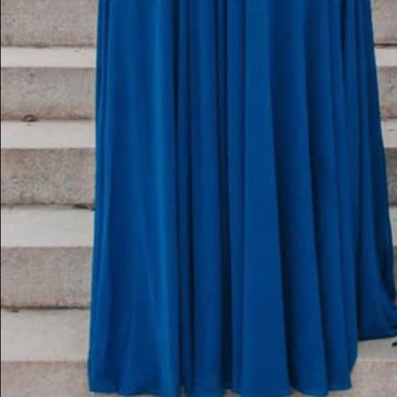 Plus size Royal Blue & Gold Prom Dress‼️ - Picture 2 of 5